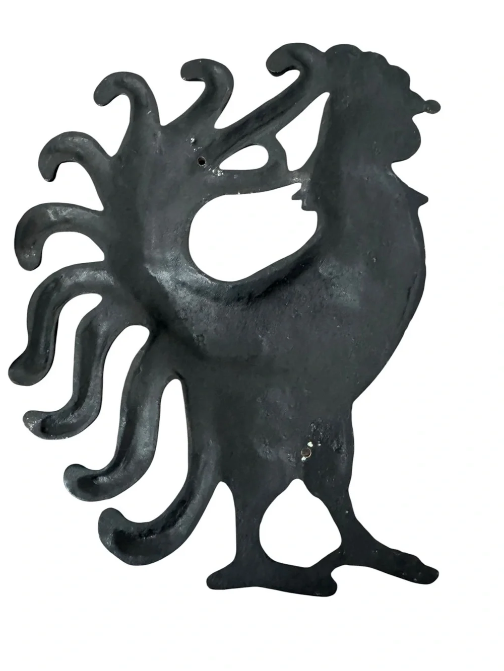 Vintage Cast Iron Roosters Chickens Set of 2‎